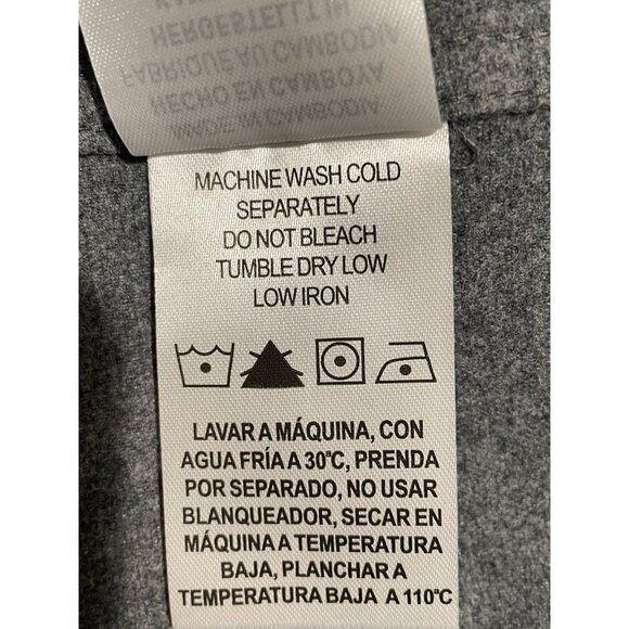 Legendary Whitetails Gray Cotton Button-Up Shirt XL - Picture 8 of 14